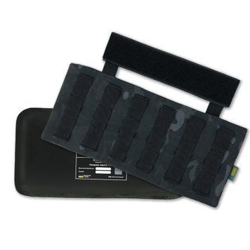 Захист попереку з балістичним пакетом 1 клас захисту Kiborg Black Multicam 85004 фото