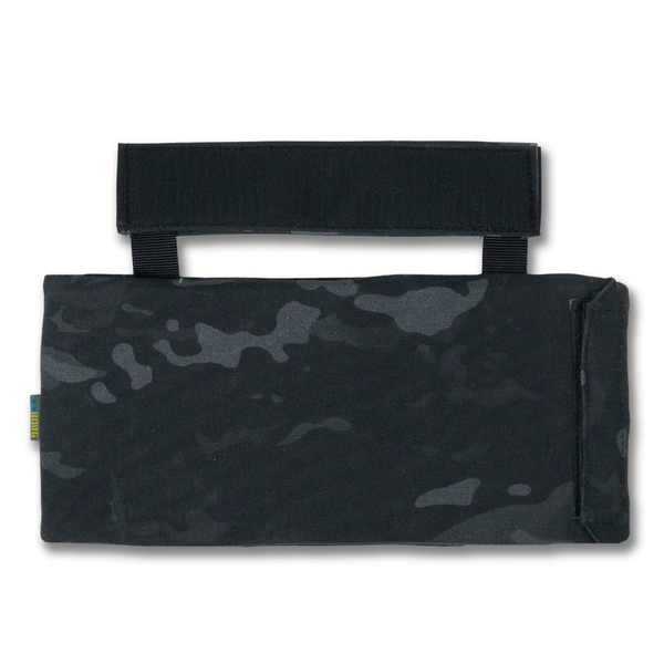 Захист попереку з балістичним пакетом 1 клас захисту Kiborg Black Multicam 85004 фото