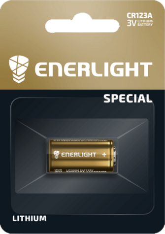 Батарейка літієва ENERLIGHT Lithium ndustrial CR123A, 3V, bli 1 7123 фото