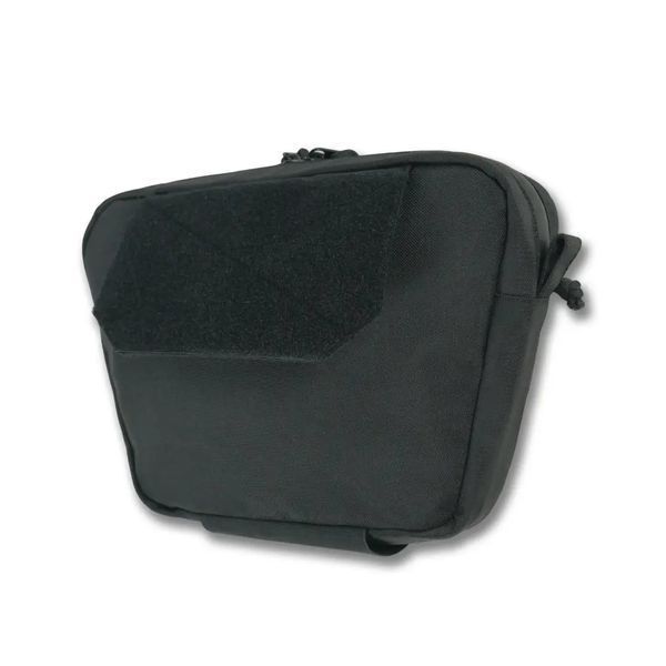 Сумка-напашник XL з балістичним пакетом 1 клас захисту Kiborg GU Сordura Black 82007 фото