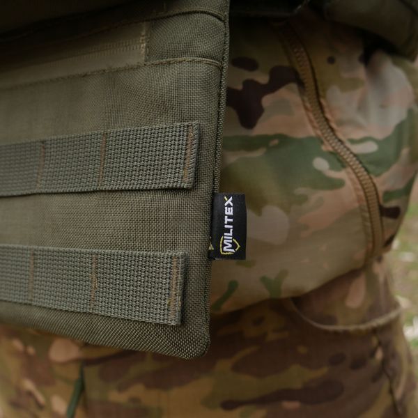 Захист живота (кишківник) Kiborg з балістичним пакетом 1 клас захисту Militex Khaki 17013 фото