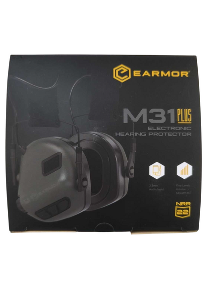 Тактичні навушники EARMOR M31 PLUS Олива 7164-О фото