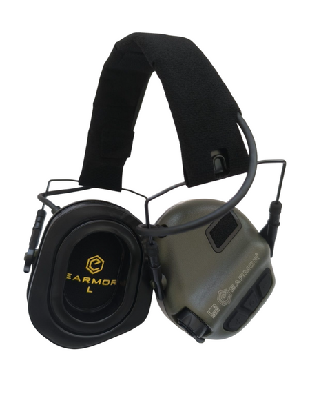 Тактичні навушники EARMOR M31 PLUS Олива 7164-О фото
