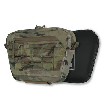 Комплект сумка-напашник M + балістичний захист 1 клас Cordura original USA Militex 17035 фото