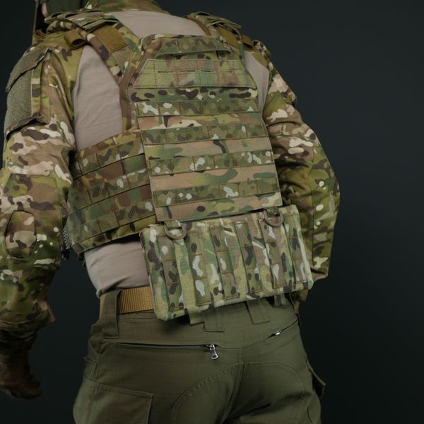 Захист попереку Gen.2 з балістичним захистом 1 класу Militex Cordura original USA Мультикам 17033 фото