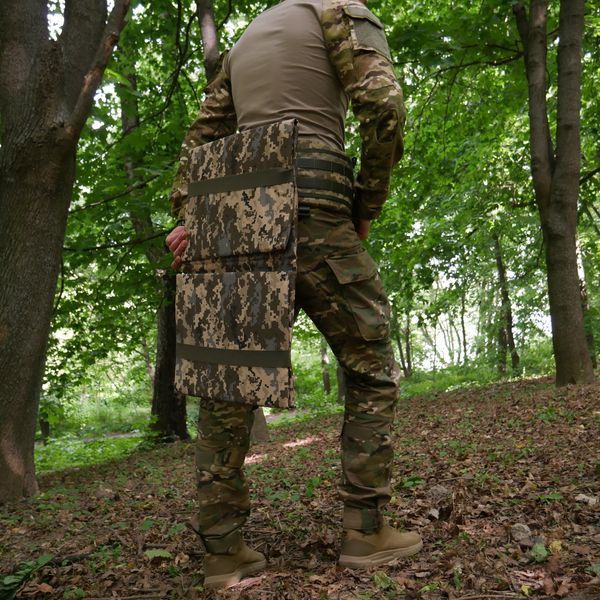 Швидкоз'ємний чотирьохсекційний каремат п'ятиточка піксель П-4 Оксфорд 8117 фото