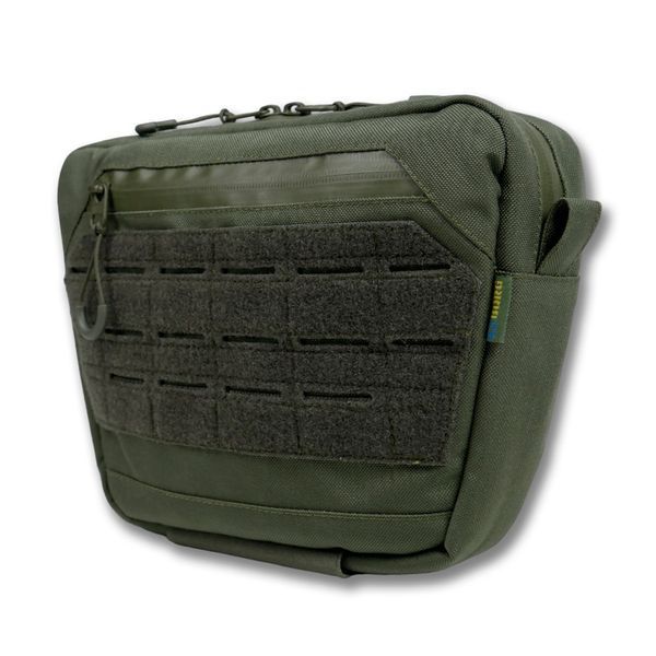 Сумка-напашник XL з балістичним пакетом 1 клас захисту Kiborg GU Сordura Khaki 82003 фото
