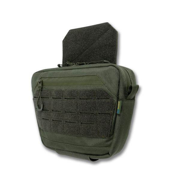 Сумка-напашник XL з балістичним пакетом 1 клас захисту Kiborg GU Сordura Khaki 82003 фото