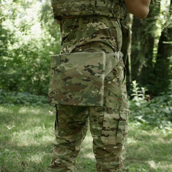Тактичний каремат (сидушка) 36 &times; 26 см Militex 20mm Cordura original USA Мультикам 8124 фото